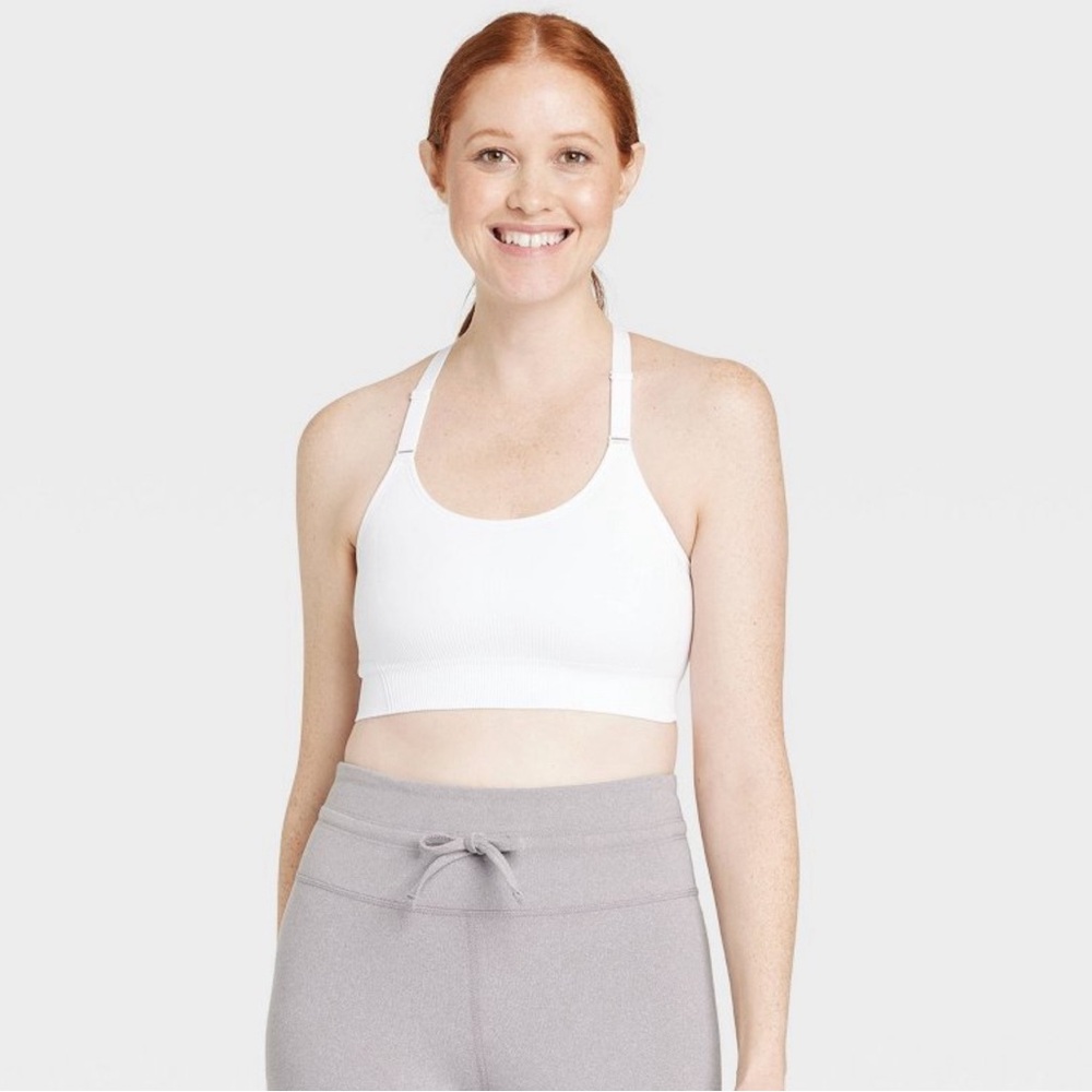 All In Motion Women's Seamless Medium Support Cami Sports Bra XL